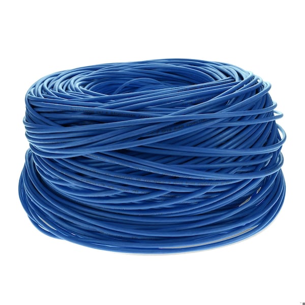 500FT RJ-45 MALE TO RJ-45 MALE CAT6 STRAIGHT MICROBOOT, SNAGLESS BLUE